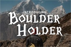 Web Font Boulder Holder Product Image 1