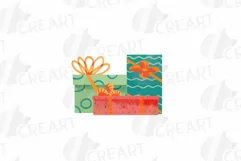 Watercolor Christmas truck clip art. Retro trucks decoration Product Image 10
