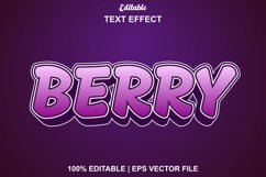 purple berry text effect editable Product Image 1