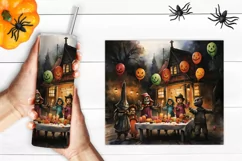 Halloween tumbler wrap designs |Tumbler png| Kids Halloween Product Image 7