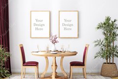 Frame mockup A4, Living room mockup, Mockup in interior Product Image 1