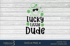 Lucky Little Dude Svg ,The Dude Svg,Birthday Dude Svg, Product Image 6