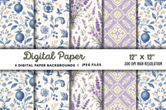 Digital Paper Backgrounds JPG Product Image 1
