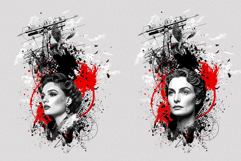 Trash Polka Style Man with Eagle and Power Lines Product Image 6