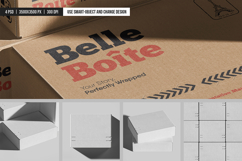 Tear Strip Mailer Kraft Box Mockup Product Image 6