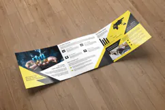 Corporate Square Trifold Brochure Product Image 5
