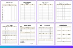 HOUSEHOLD Planner Canva Interior Product Image 6