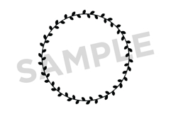Plant Leaf Wreath Clip Art Set Product Image 8