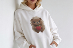 Knitted Hedgehog with Apple PNG Product Image 6