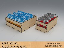 Kitchen Storage Boxes / Cupboard Organise Stackable Box SVG Product Image 6