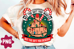 Funny Christmas Middle Finger Png Product Image 2