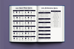 2026 Moon &amp; Astrology Planner Canva Kdp Interiors Product Image 6