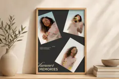 Editable Canva Photo Collage Template | Dark Moody Printable Product Image 6