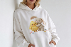 Easter Bunny and Chick 3D PNG Product Image 6