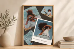 Retro Summer Travel Memory Photo Collage | Editable Canva Product Image 6