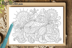Sea romantic coloring pages Product Image 4