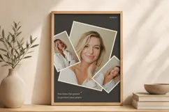 Dark Neutral Inspirational Quote Photo Collage Product Image 6