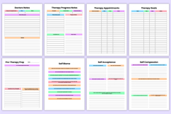 2026 PTSD &amp; Trauma Recovery Workbook Canva Templates Product Image 6
