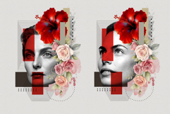 Modern Surreal Digital Collage Portrait Art Photo Effect Product Image 4