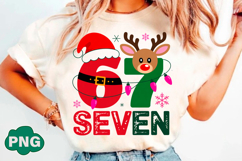 Funny Six Seven Meme Christmas Png Product Image 2