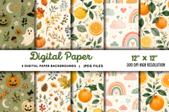 Digital Paper Backgrounds JPG Product Image 1