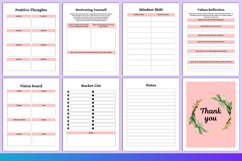2024 Anxiety &amp; Depression Workbook Canva Product Image 6