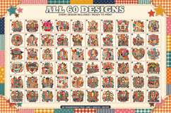 Fall Teacher Club 60 Sublimation PNG Designs Product Image 2