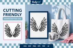 Angel Wings SVG - Heavenly Wings Cut File Product Image 2