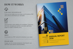 Annual Report Template Canva Product Image 6