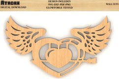 8 Decorative Hearts for Wall SVG Bundle / Wood Wall Hanging Product Image 7