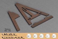 Wood Easel Stands / Frame Display Holders / Wooden Laser Cut Product Image 4