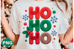 Crochet Yarn Ho Ho Ho Christmas Png Product Image 2