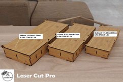 Desktop organizer with dividers SVG laser cut files Product Image 7