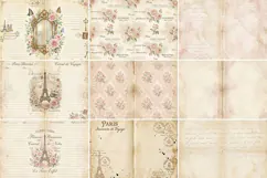 Paris Journal Junk Journal Digital Kit| Junk Journal Product Image 6