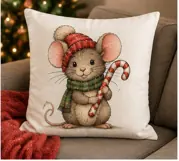 Whimsical Christmas Clipart PNG Gnome, Reindeer, Christmas Product Image 3