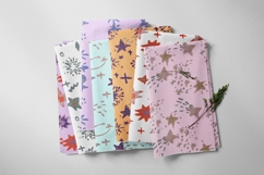 Wax Crayons Winter Sparkle Seamless Patterns Product Image 5