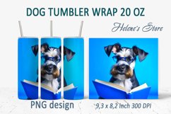 Dog tumbler wrap | Tumbler sublimation| 20oz tumbler bundles Product Image 7