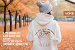 Cute Ghost Floral Pun Funny Quotes Sublimation 06 Product Image 2