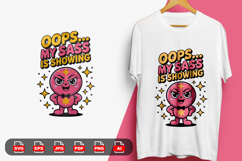 25 Sarcastic T-Shirts SVG Sublimation Bundle - Witty &amp; Humor Product Image 3