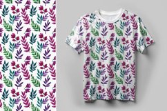 Vibrant Watercolor Floral Pattern Set Product Image 6