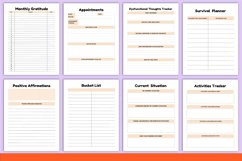 Anxiety &amp; Depression Journal Canva Interior Product Image 6