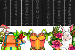 55 Cottagecore &amp; Fairycore Procreate Stamp Brushes Product Image 5