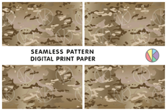 Camouflage Seamless Tileable Pattern. Product Image 1