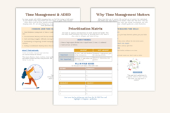 ADHD Time Management Worksheets Product Image 4