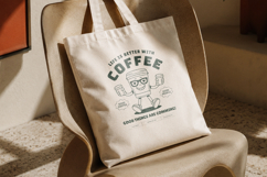 Retro Coffee Cup T-Shirt Template, Editable Product Image 7