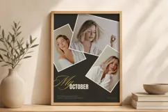 Dark Luxury Photo Collage Editable Canva Template Product Image 6