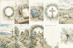 Prayer Journal Junk Journal Digital Kit| Junk Journal Product Image 7