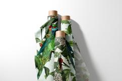 Rainforest jungle pattern with parrots Product Image 8