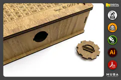 Target Piggy Banks | Money Box SVG | Laser Cut File Product Image 6