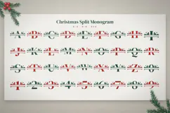 Christmas Split Monogram Font Product Image 2